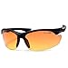Xloop HD Vision High Definition Anti Glare Driving Lens Sunglasses Wrap Semi Rimless Sports Eyewear