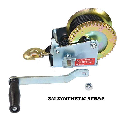 Heavy Duty Winches 2Speed Hand Crank Nylon Winch1200lb eBay