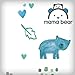 Amazon Brand - Mama Bear Best Fit Diapers, Newborn, 128 Count, Bears Print (4 packs of 32) [Packaging May Vary]