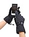 D Diana Dickson Mens Winter Sportswear Waterproof Thinsulate Insulated Touchscreen Ski Gloves,Black,L