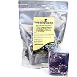 Vivid Blue Pond Dye Packets - 6 Water Soluble Packs