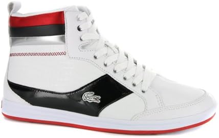 lacoste womens white leather trainers