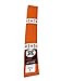 Ronin Brand Martial Arts Uniform Solid Colored Rank Belt – Yellow, Green, Orange, Blue, Purple, Red, Brown, & Black - Japanese Quality (Orange, 5)