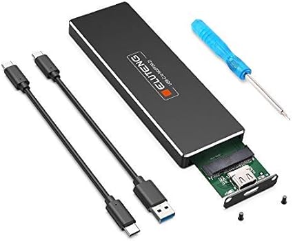 Amazon Eluteng M 2 Ssd ケース Type C To Ngff ハードドライブケース M 2 アダプタ Sata B Key B M Keyのみ対応 Usb 3 1 Gen1 M 2 ハードディスクケース 5gbps 2230 2242 2260 2280mm Usb