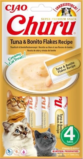 INABA CHURU TUNA & BONITO FLAKES RECIPE