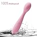 SVAKOM Keri - Pink Rechargeable, Contoured Vibrator - Waterproof Dildo - Vibrating Personal Massager - Sex Toys for Men, Women & Couples - Intelligent & Quiet