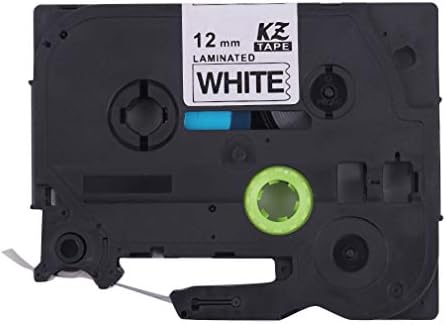 Kitechildhood Kze-231 Black On White 9MM/12MM Label Tape Compatiable For Brother P-TOUCH Black On White