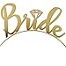 Bride Tiara Headband Gold Sparkle Wedding - Bridal Shower, Bachelorette Party Tiara Headband HdBd(Dmd Bride) GLD