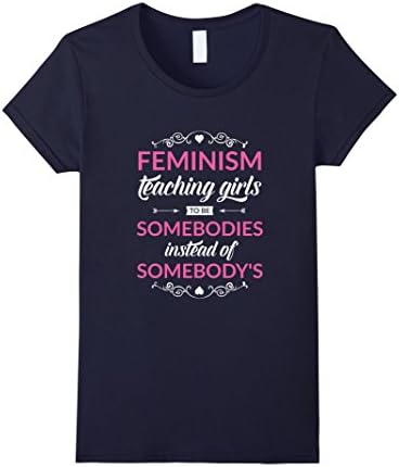 Women's Somebodies Instead of Somebody's Feminism T-Shirt XL Navy