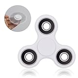 Fidget Spinner,Finger Toy,Relieve Stress Anxiety Boredom father Gift for Adult Children by CloudWave (white)