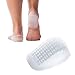 Tuli's Heavy Duty Gel Heel Cups, Cushion Insert for Shock Absorption, Plantar Fasciitis, Sever’s Disease and Heel Pain Relief, Made in USA, Large, 1 Pair.
