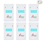 Kpest Ultrasonic Pest Control Repellent,6 Pack Home Repeller for Mice, Mosquitos, Roaches, Spiders, Insects, & Rodents,Ecofriendly Bug Repeller,Children & Pet Safe, Non-Toxic