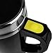 Self Stirring Coffee Mug Cute Stainless Steel Automatic Electric Mixing Cup Customized Logo Black 15.2oz