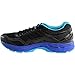 ASICS Women's Womens GT-2000 5 Lite-Show Athletic Shoe, Black/Island Blue/Reflective, 9 Medium US