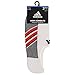 adidas Men's Climacool® Superlite Super No Show Sock (3-Pair), White/Energy Red/Black, Large, (Shoe Size 6-12)