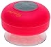 Shower-Mate Wireless Bluetooth Speaker | Water-Resistant Shower Radio with Hands-Free Speakerphone and Built-In Mic | Compatible with All Bluetooth Devices - Pink