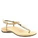Vionic with Orthaheel Technology Women's Nala Thong Sandal (9 B(M) US, Gold Cork)