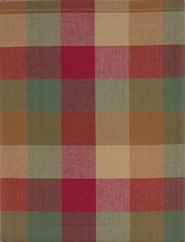 Perfect Setting Fall Plaid Fabric Tablecloth, 60 in x 102 in