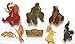Disney Tarzan Rare Limited Edition 8 Oversized Pins - Pin Set Tarzan, Jane, Kala, Kerchak, Terk, Tantor, The leopard