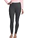 Hanes Women's X-Temp Thermal Pant, Black, Medium