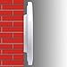 hito Silent Wall Clock Non ticking 10 inch Excellent Accurate Sweep Movement, Decorative for Kitchen, Living Room, Bathroom, Bedroom, Office (White)