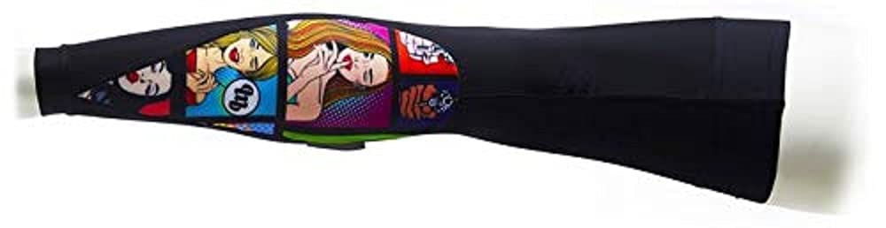 MB WEAR Leg Warmers Lollipop S-M, Adults Unisex, Black, Standard