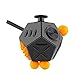 Coopei Fidget Toys Cube for Fidgeters! Stress Relief Anxiety Attention Desk Toy for Adult and Children (12 Sided- Black)