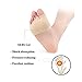 Bunion Corrector Forefoot Cushion Pad, Big Toe Separator Joint Protector Insole Ballet Cushion Support Ball of Foot Health Gel Sleeve Relieve Pain for Hallux Valgus, Metatarsalgia, Mortons Neuroma (L)thumb 3