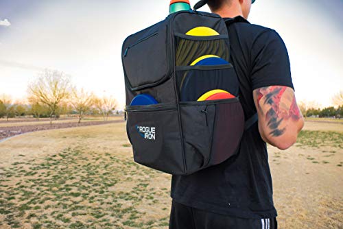 Rogue Iron Disk Golf Backpack & Cooler (Black) - Thumbnail 4