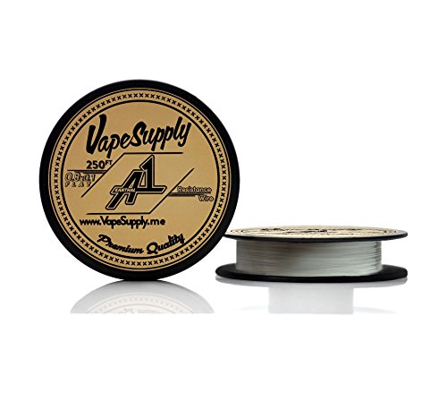 VapeSupply F08-KA1-250FT VapeSupply 0.8x0.1mm Kanthal A-1 Flat Resistance Wire - 250FT Spool, 0.8 x 0.1 mm