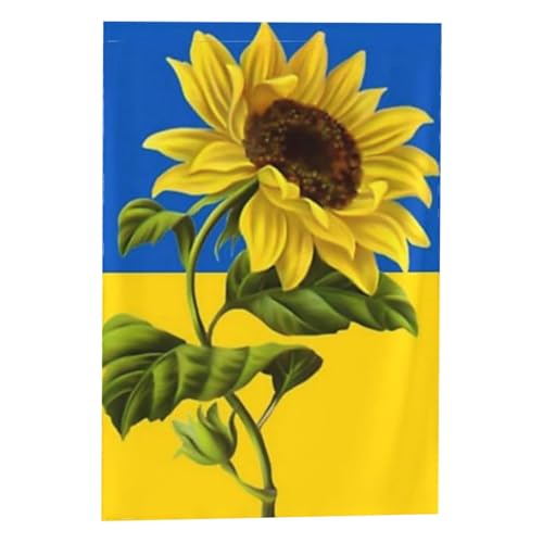 Ukraine Garden Flag,Ukrainian Flag Outdoor,Sunflower Patriotic Garden Flag,Support Ukraine Yard Sign,Ukraine Yard Flag For Outdoor Home Yard Patio Bedroom Decoration Wall Hanging Sign (45X30CM)