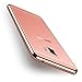 Galaxy C7 Case, MicroP(TM) Ultra-Thin Tpu Case Metal Electroplating Technology Soft Silicone Skin Cover For Samsung Galaxy C7 (Rose Gold plating TPU)
