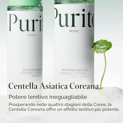 PURITO Centella Unscented Toner, 200 ml 6.76 fl.oz, Korean Centella, for Sensitive Skin, Soothing, Facial Toner for face, K-Beauty, Korean Skin Care