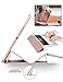 Dyasge for iPad Air 2 Case Cover with Soft TPU Bumper, Magnetic Stand and Auto Wake/Sleep Feature, Rose Gold