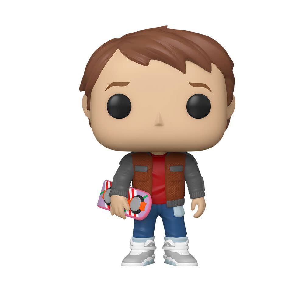 Funko Pop Marty McFly with Hoverboard Walmart Exclusive #964 Near Mint - Back to the Future Collectible Figure