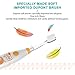 kids& Baby Toothbrush Electric Sonic Battery Powered With Smart Timer and Colorful LED, Baby &kids Electric Toothbrushes—Baby Sonic Toothbtush(BLUE) (Orange)