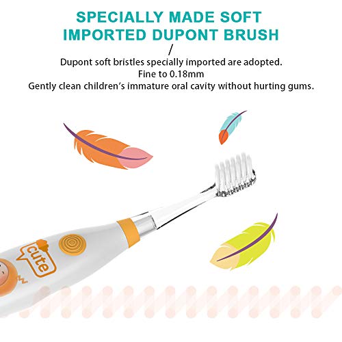 image for yuantongshun kids& Baby Toothbrush Electric Sonic Battery Powered With