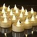 BEICHI Set of 24 Flameless LED Tea Lights Bulk, Electric Tealight Candles, Small Fake Candles Battery Operated, Warm White Flickering Mini Candles for Christmas, Home Decor