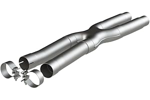 MBRP 2.5 Inch Resonator Bypass X Pipe Exhaust, Fits Ford Mustang GT (S650) 2024-2025, 5.0L Coyote V8 Engine, Aluminized Steel