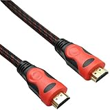 High Speed HDMI Cable - Nylon Braided Cord - Anti-interference Magnetic Ring Video 4K UHD 2160p,HD 1080p,3D - Xbox PlayStation PS3 PS4 PC Apple TV- HDMI 2.0 [Latest Version] (25 FT)