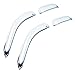 Auto Ventshade [AVS] Outside Mount Rain Guards For 07-13 Chevy Silverado 1500/Avalanch/GMC Sierra 1500; 07-14 Silv./Sierra 2500-3500 Crew, 7-14 YukonXL | Window Vent Visors, 4 pcs. - Chrome | 684515