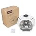 Foot Spa/Bath Massager with Heat Bubbles Vibration 3 in 1 Function, 4 Masssaging Rollers Pedicure Tired Feet Stress Relief Help Sleep Home Use