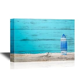 Water Entertainment Summer Theme with Surfboard on a...