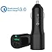 AHAHOO Quick Charge 3.0 Car Charger 31W Dual USB Port for iPhone Samsung Nexus LG Motorola HTC