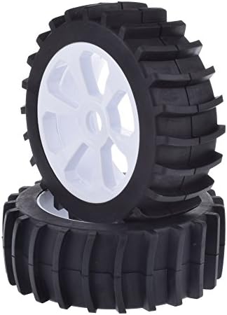 AOHOBBY RC Car 1/8 Scale 17mm Hex Hub Baja Buggy Snow Sand Paddle Tires Tyre and Wheels for RC Off-Road 1:8 HSP HPI (2Pcs)