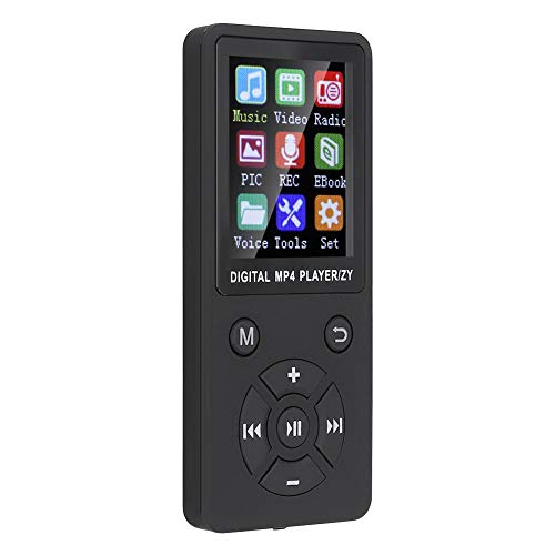 Draagbare mp3-speler met geïntegreerde luidspreker, slim mp3-muziekspeler in de bar, ondersteunt FM-radio-opname, verliesvrije digitale mini-mp3- speler voor sport en vrije tijd (voer de E in