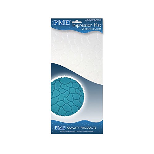 PME Cobblestone Design Impression Mat, Impression Mat, 12 X 6-inch