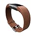 Fitbit Charge 2 Accessory Band, Leather, Cognac, Small