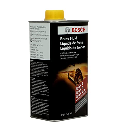 BOSCH ESI6-32N Brake Fluid (Direct Replacement for DOT 3, DOT 4, and DOT 5.1) - 1 Quart