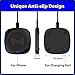 Wireless Charger Stand Qi-Certified Wireless Charging Pad Dock 7.5W/10W Fast-Charging for (i) Phone XS 8 Plus (i) Phone XR Galaxy Note 9 S9 / S8 Plus S7 Edge and All Qi-Devices EURPMASK